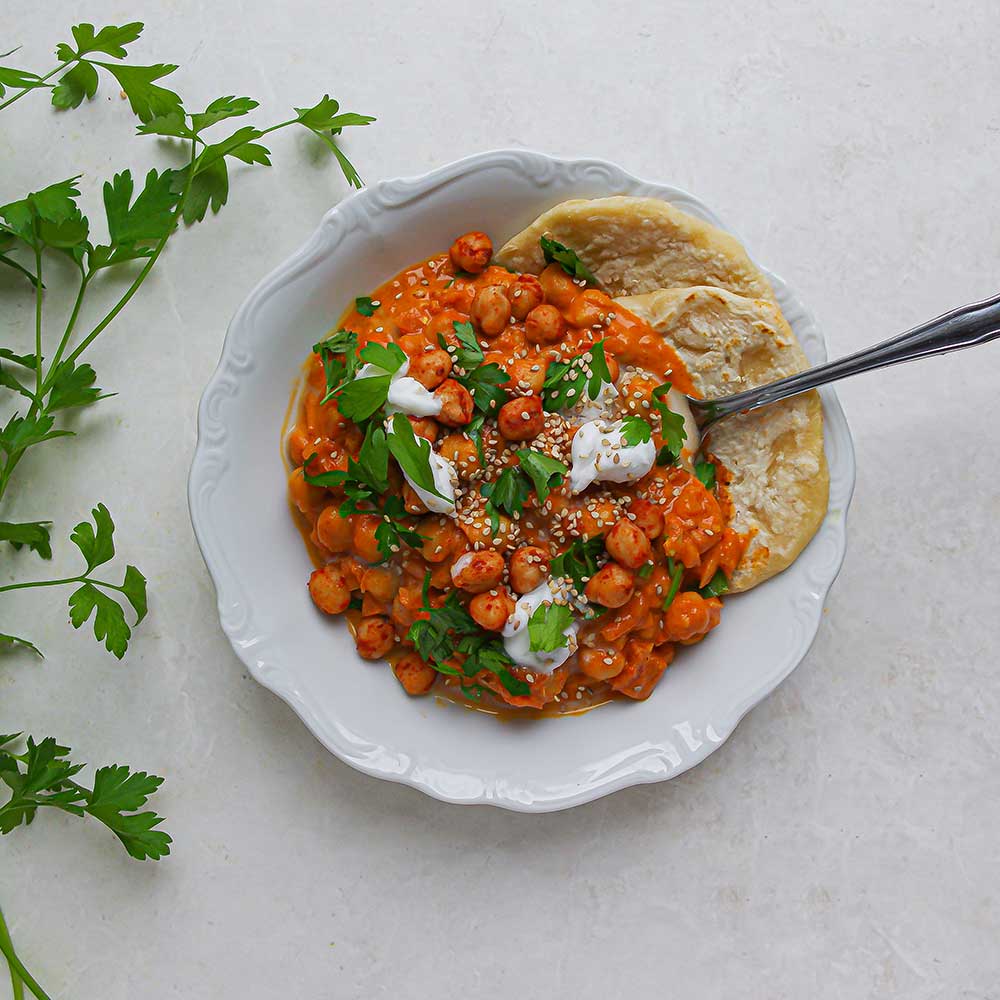 Kichererbsen-Tomaten-Curry