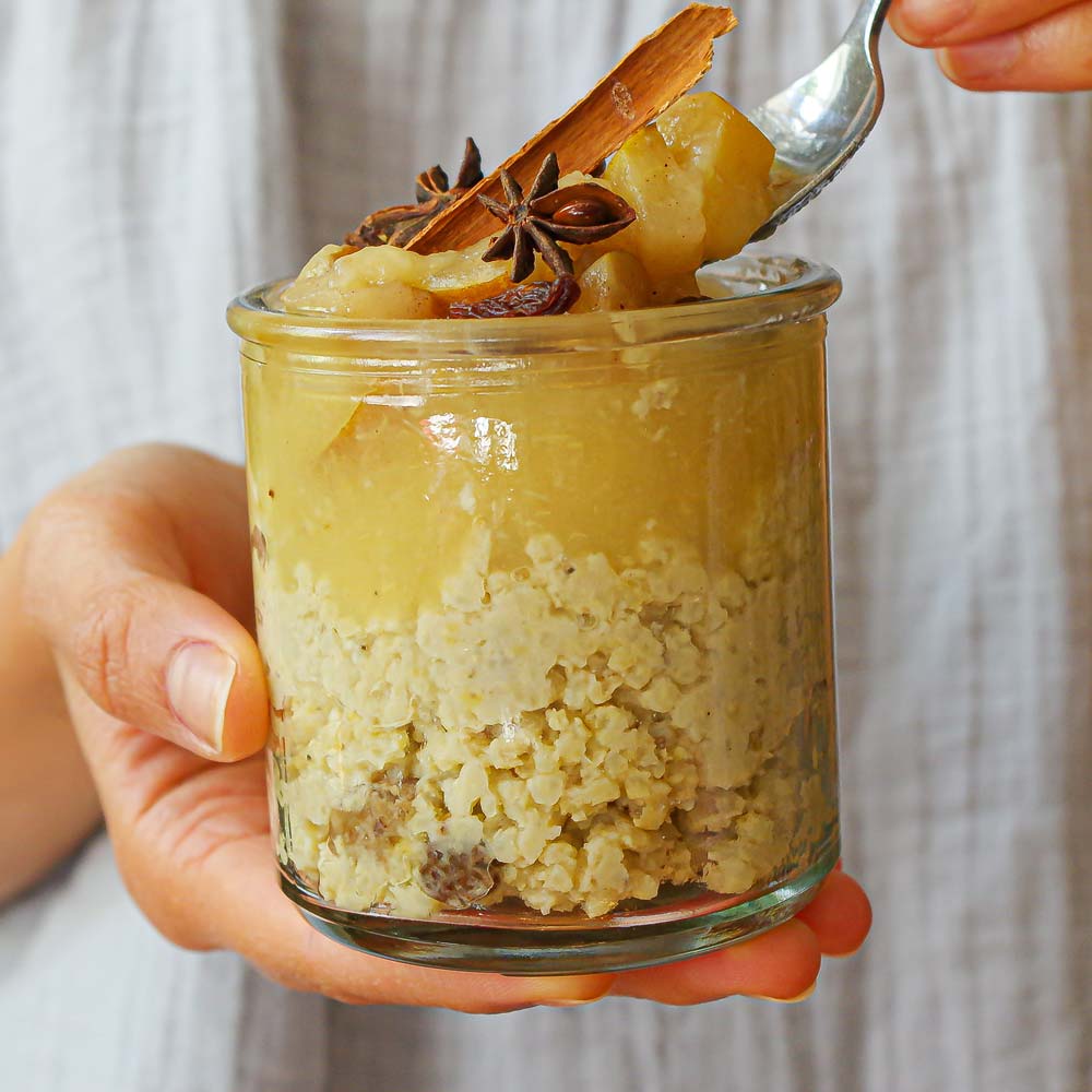 Wohlfühl-Hirse-Porridge