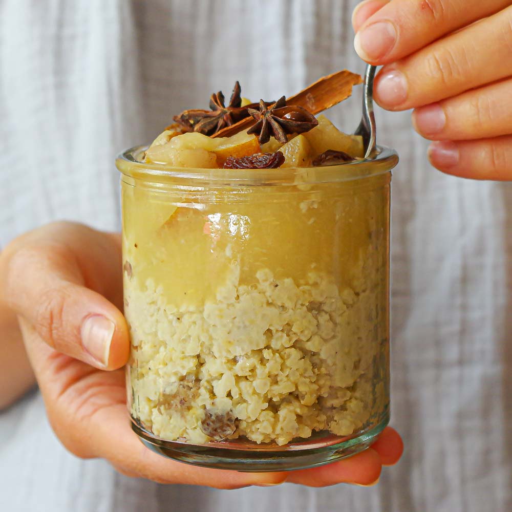 Wohlfühl-Hirse-Porridge