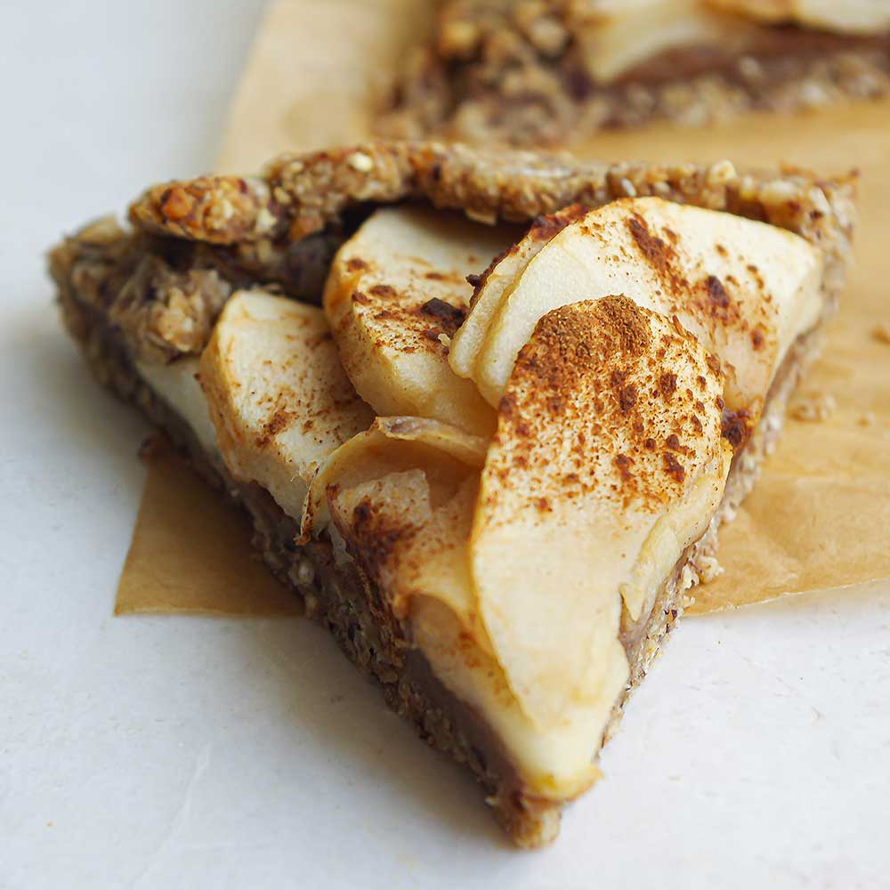 Rustikale Apfel-Galette mit Dattel-KaramellRustikale Apfel-Galette mit Dattel-Karamell