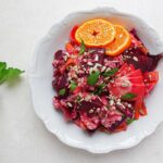 Lauwarmer Buchweizen-Salat mit roten Rüben