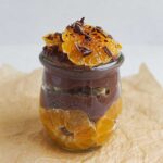 Schoko-Mandarinen-Grießpudding