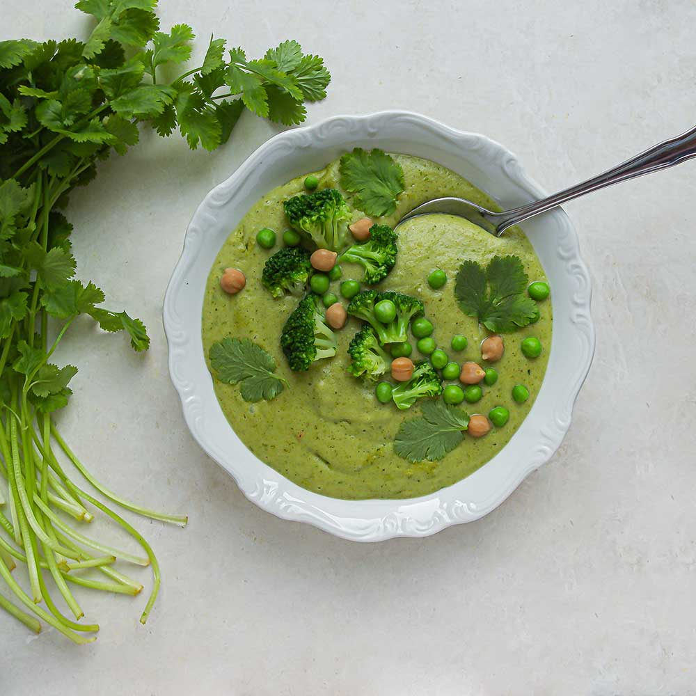 Vegane Brokkoli-Kartoffel-Suppe