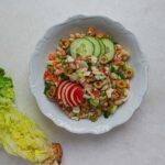 Mohn-Grießbrei mit heißen Kirschen