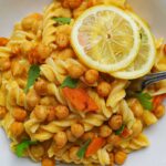 Cremige Karotten-Cashew-Pasta