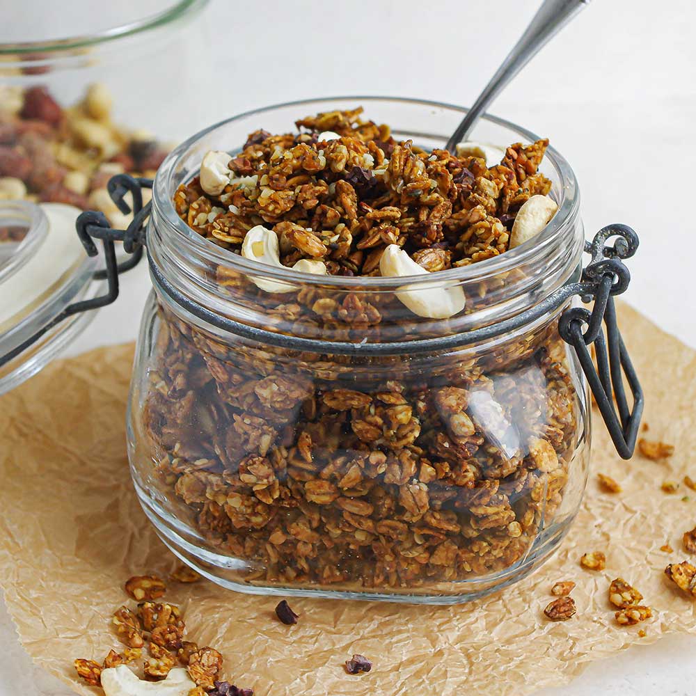 Knuspriges Kürbis-Granola