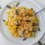 Cremiges Kürbis-Dinkel-Risotto