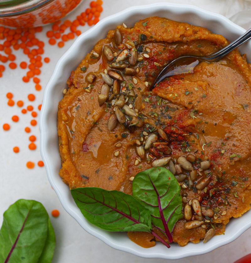 Mediterraner-Rote-Linsen-Aufstrich